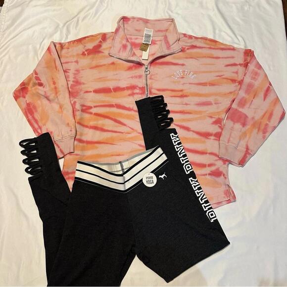 PINK Victoria’s Secret Pullover and leggings set - Picture 3 of 6